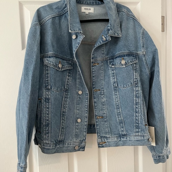 Agolde Light Blue Jean Jacket - Picture 2 of 5